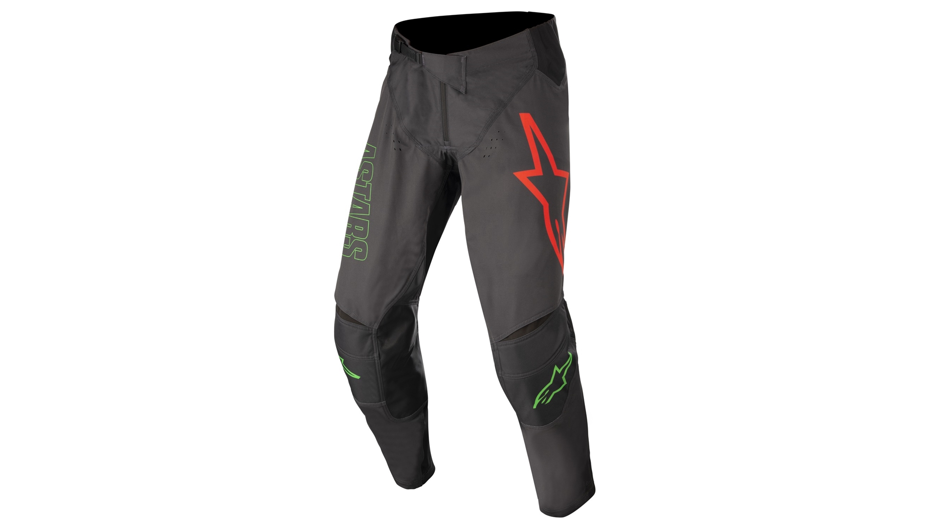 ALPINESTARS TECHSTAR PHANTOM kalhoty černá/zelená 32