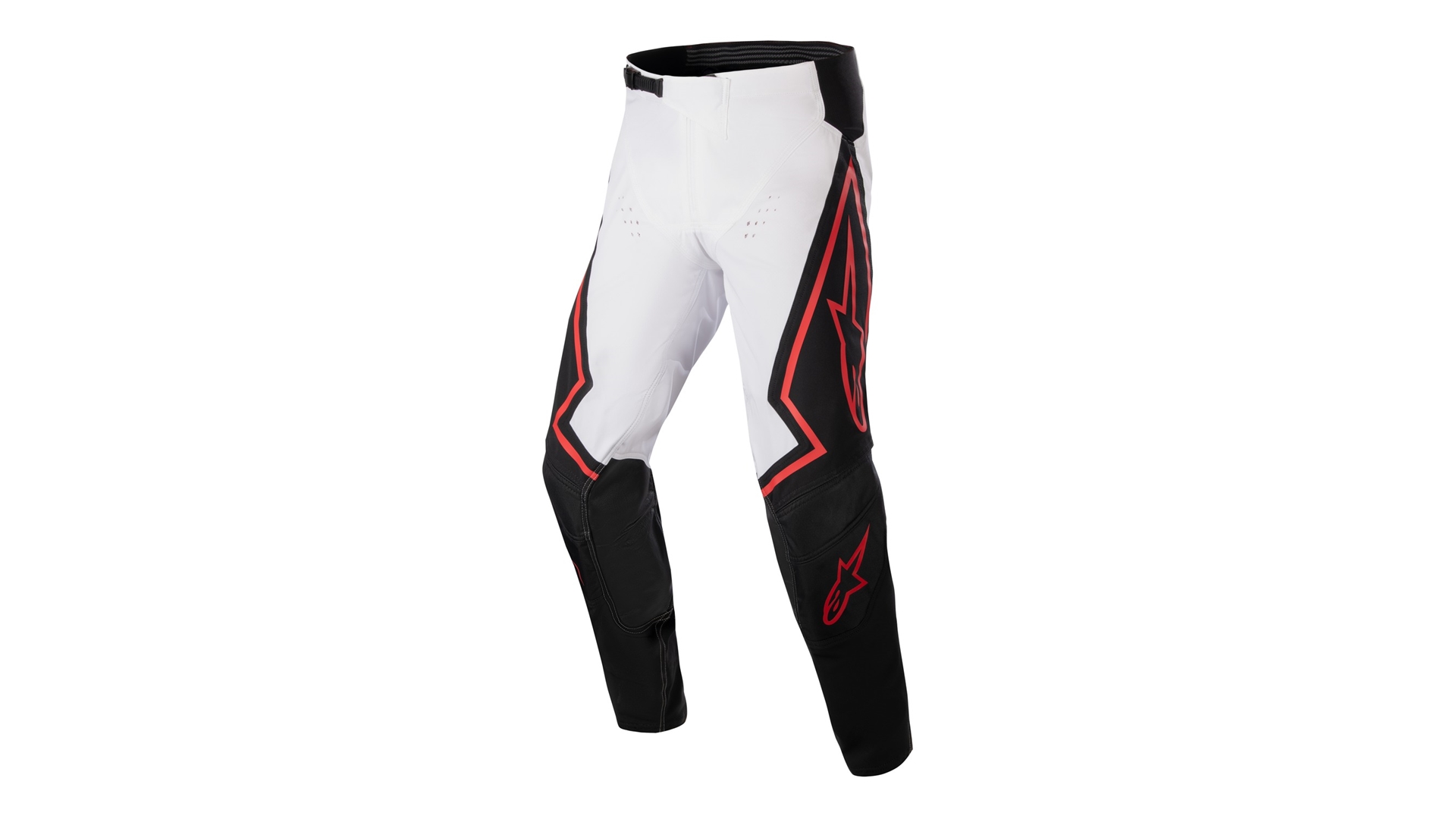 ALPINESTARS TECHSTAR limitovaná edice ACUMEN kalhoty bílá/černá/červená 32