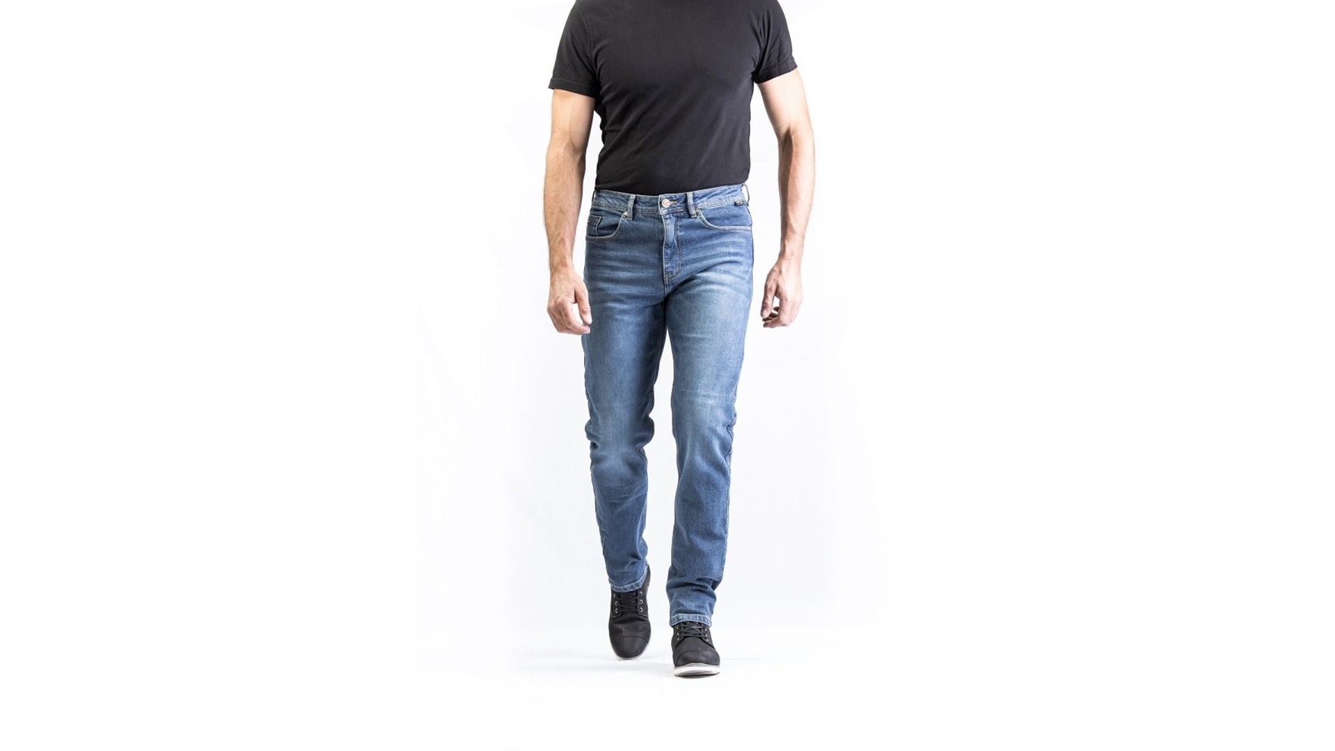 IXON BARRY 3013, pánské kevlarové moto jeans modrá 2XL