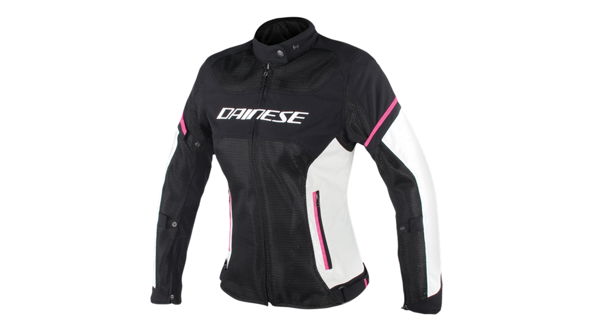 DAINESE AIR FRAME D1 LADY TEX dámská moto bunda černá/šedá/růžová černá/šedá/růžová 46