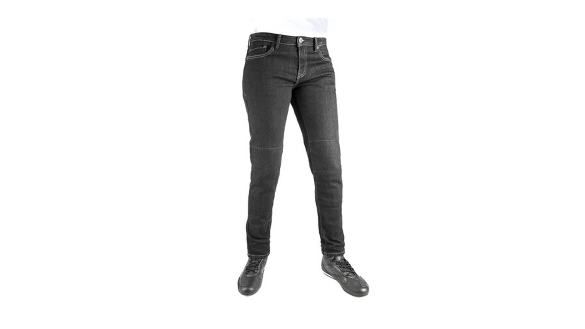 OXFORD Original Approved Jeans Slim fit ZKRÁCENÉ kalhoty dámské černá černá 12/26