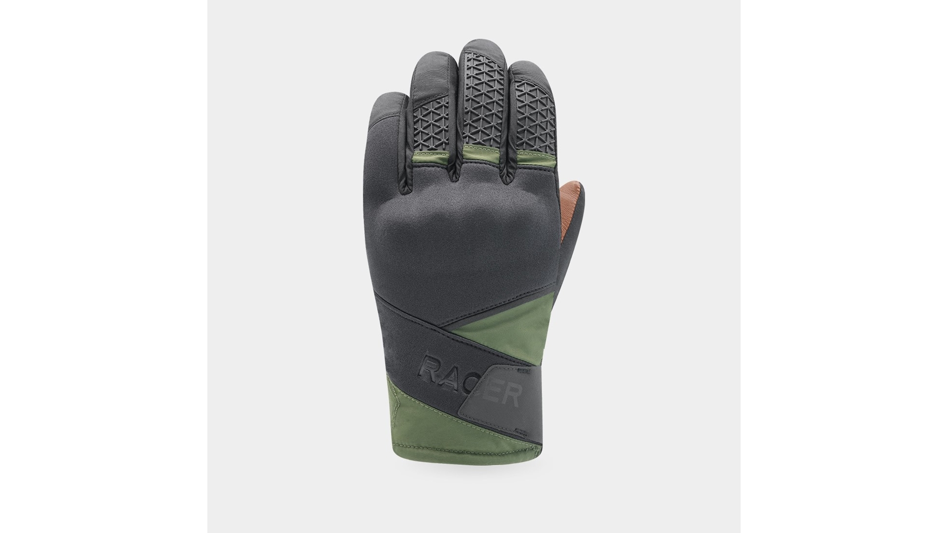 RACER TROOP 4 rukavice černá/khaki černá/khaki XL