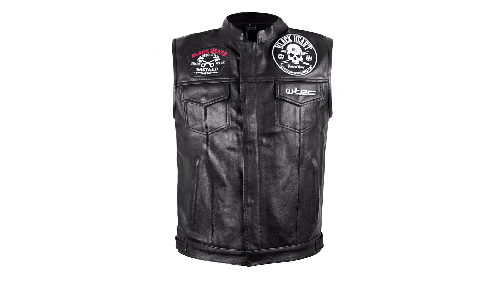 W-TEC Black Heart Rumbler Moto vesta černá černá 2XL