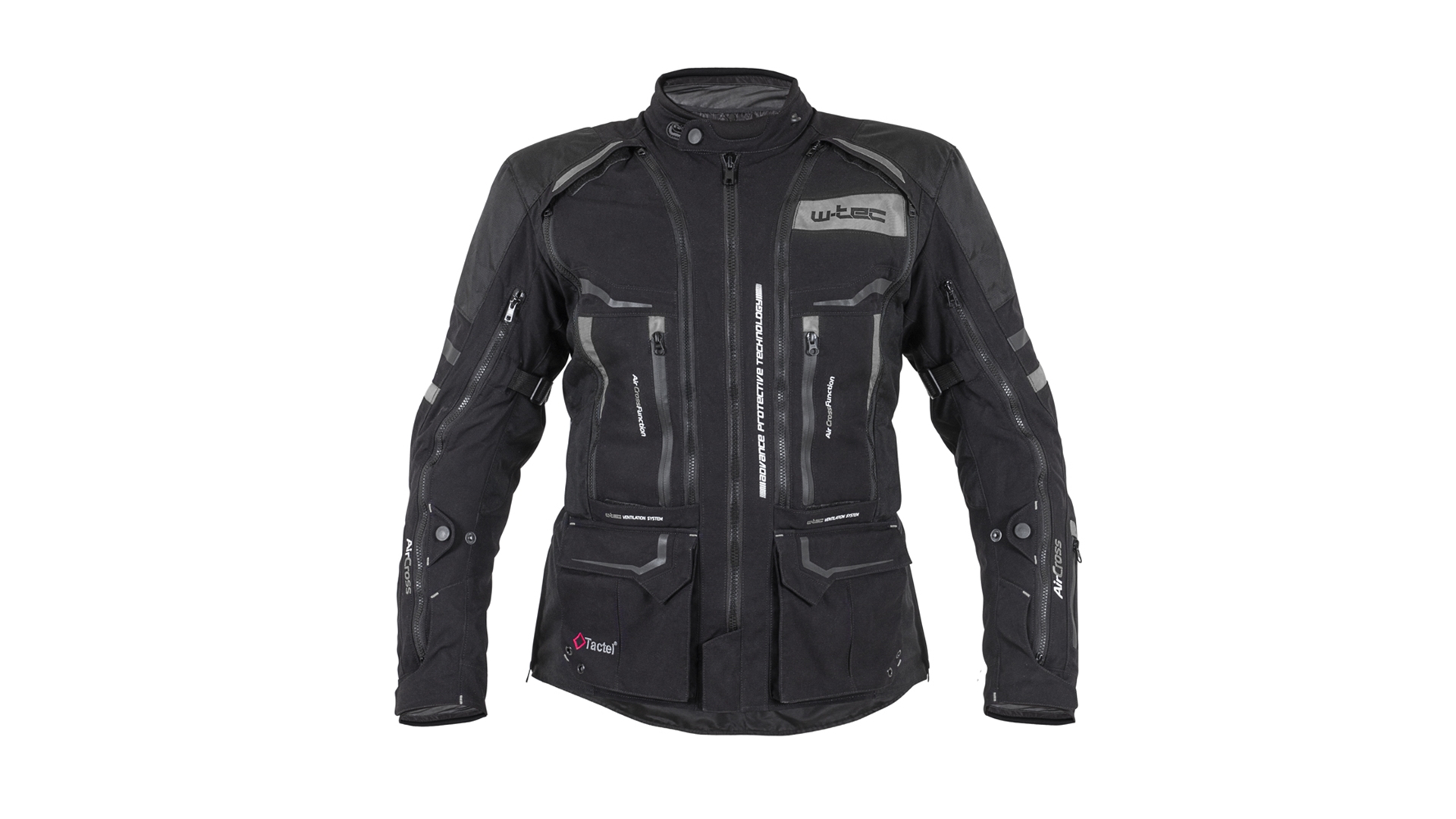 W-TEC Aircross Moto bunda černá/zlatá 3XL