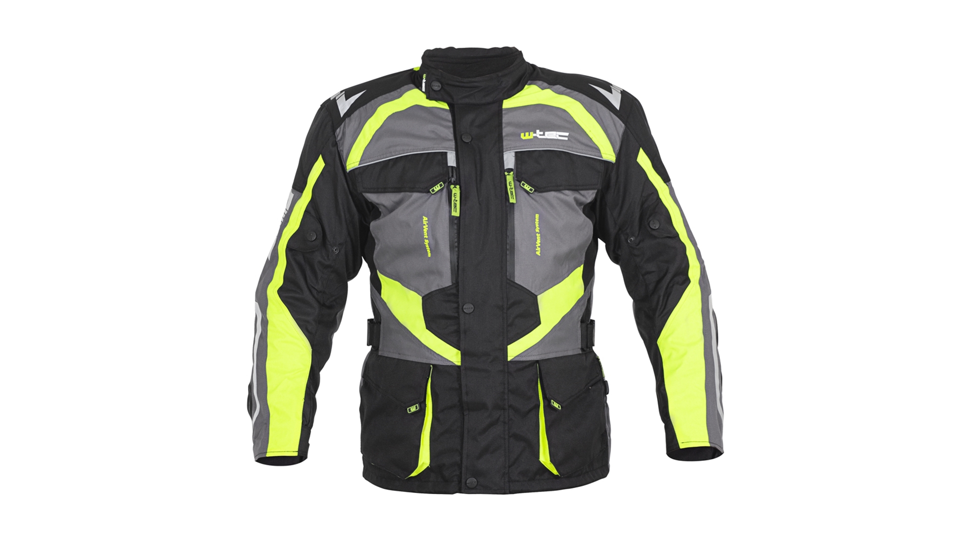 Pánská moto bunda W-TEC Burdys Evo černá/šedá 2XL