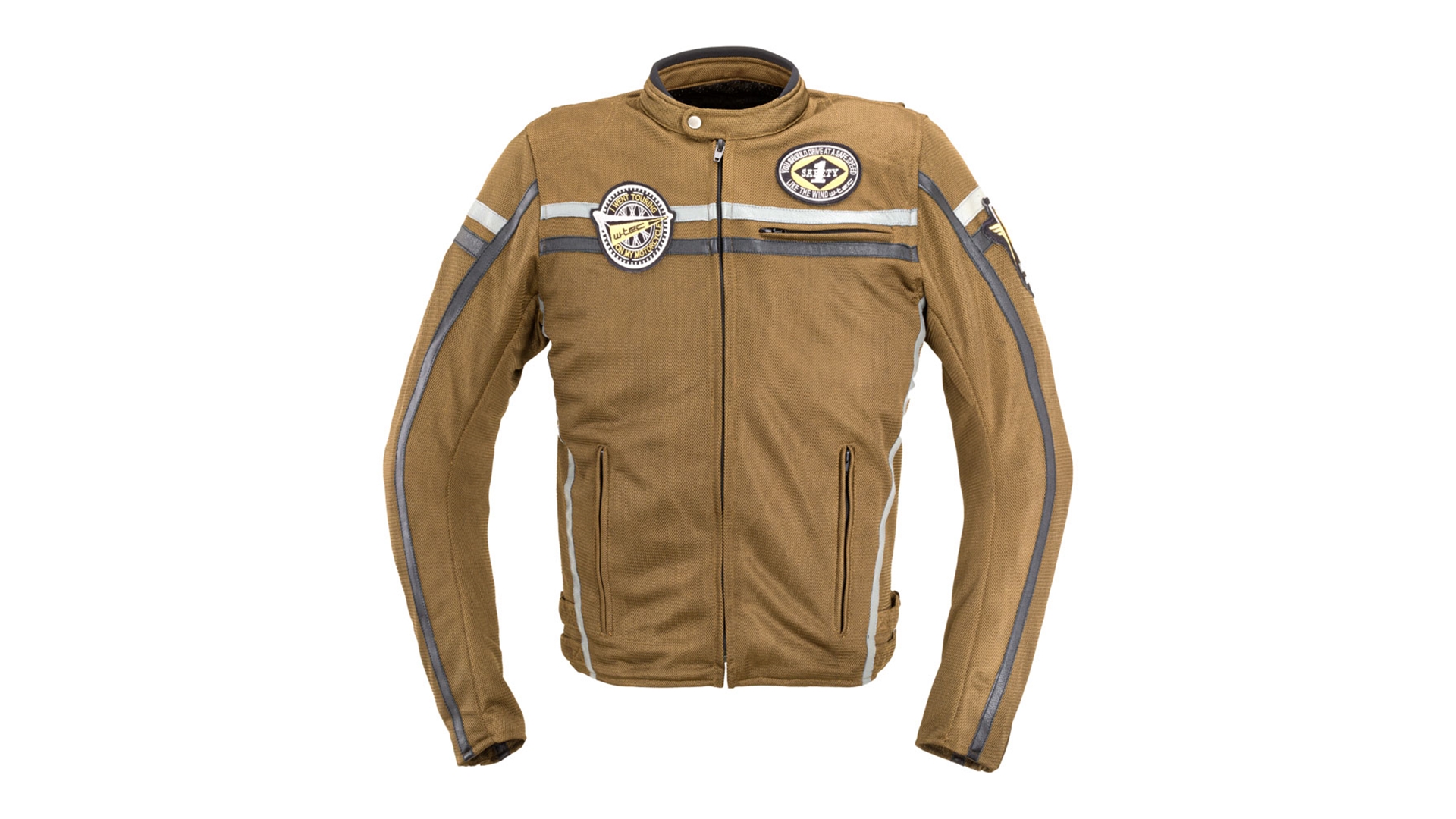 W-TEC Bellvitage Brown moto bunda hnědá 5XL