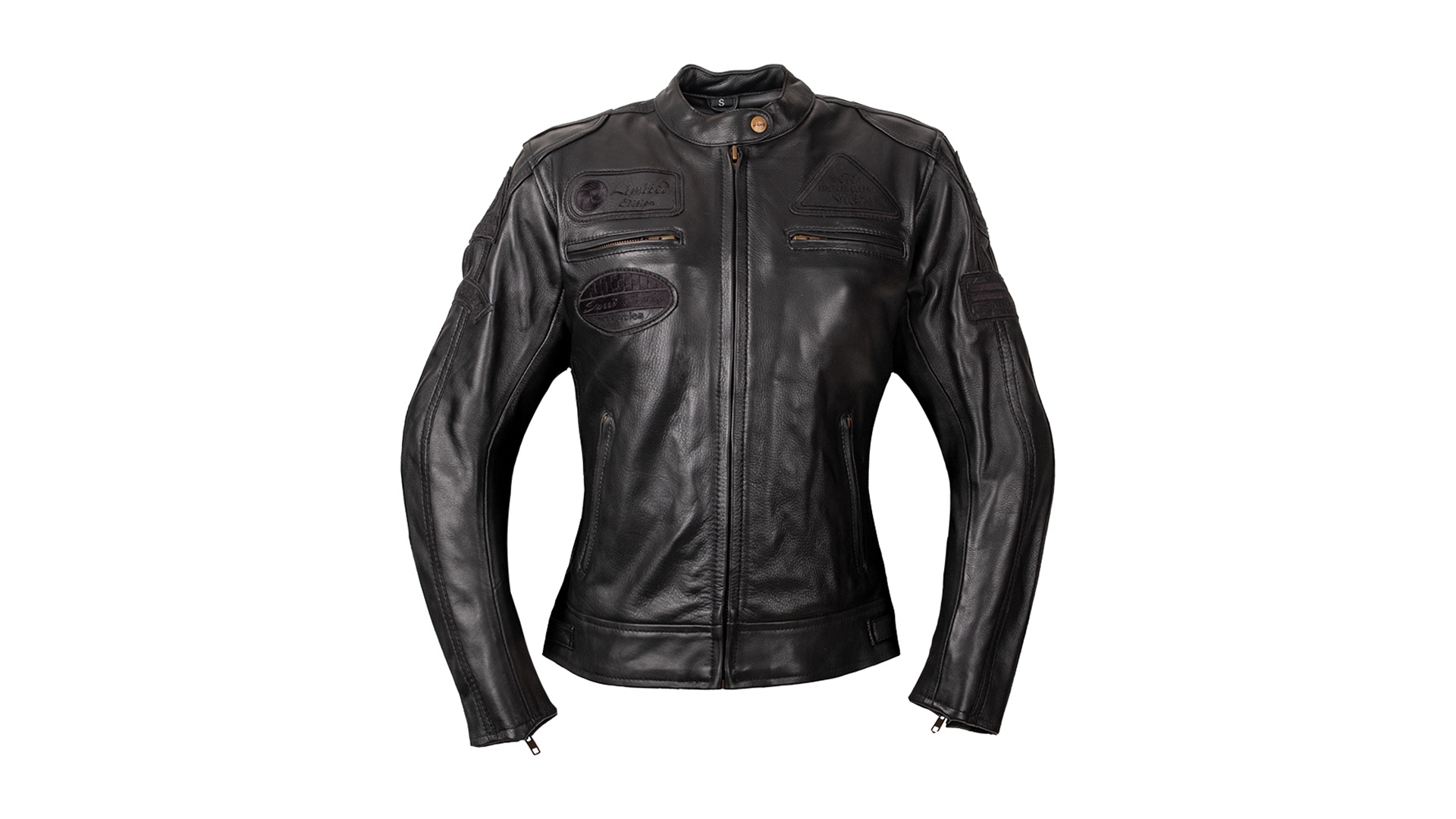 W-TEC Urban Noir Lady dámská kožená moto bunda černá 2XL