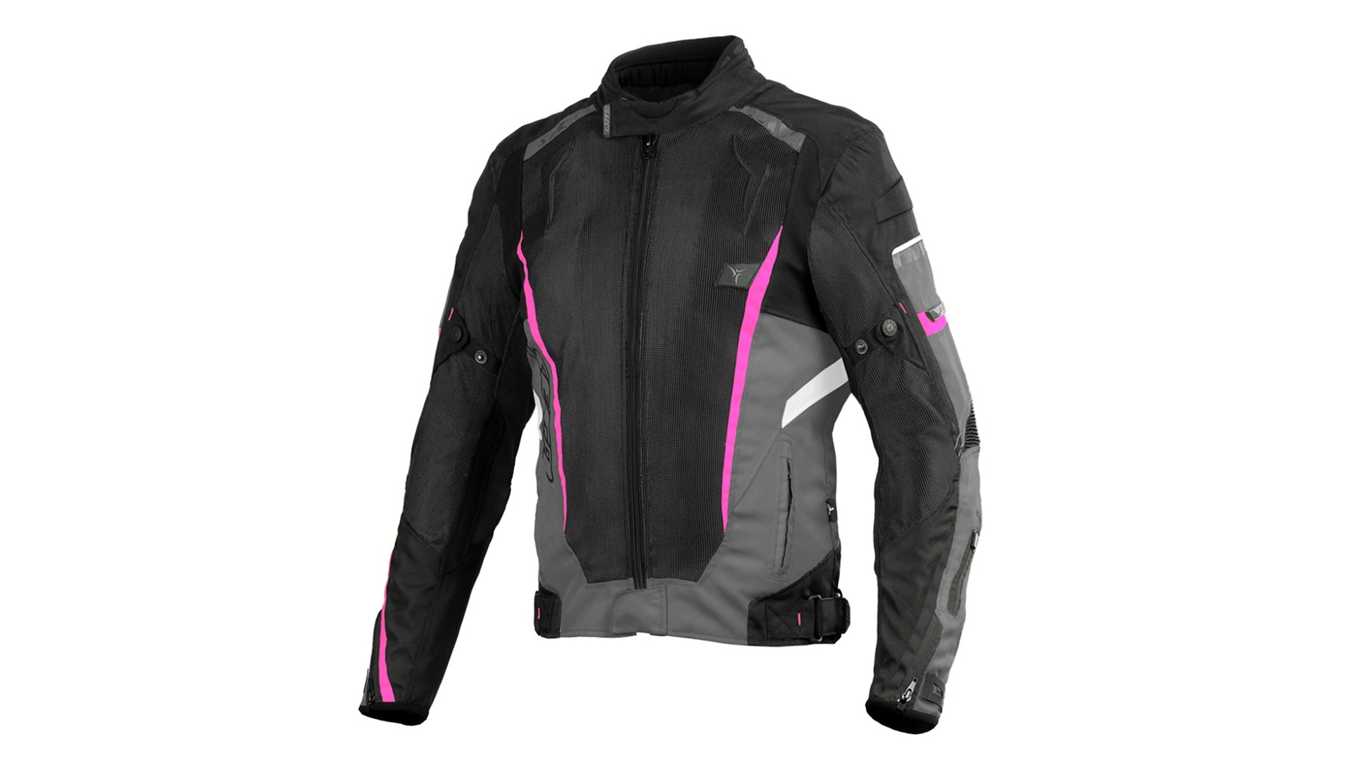 SECA Airflow II Lady Moto bunda dámská černá/růžová L