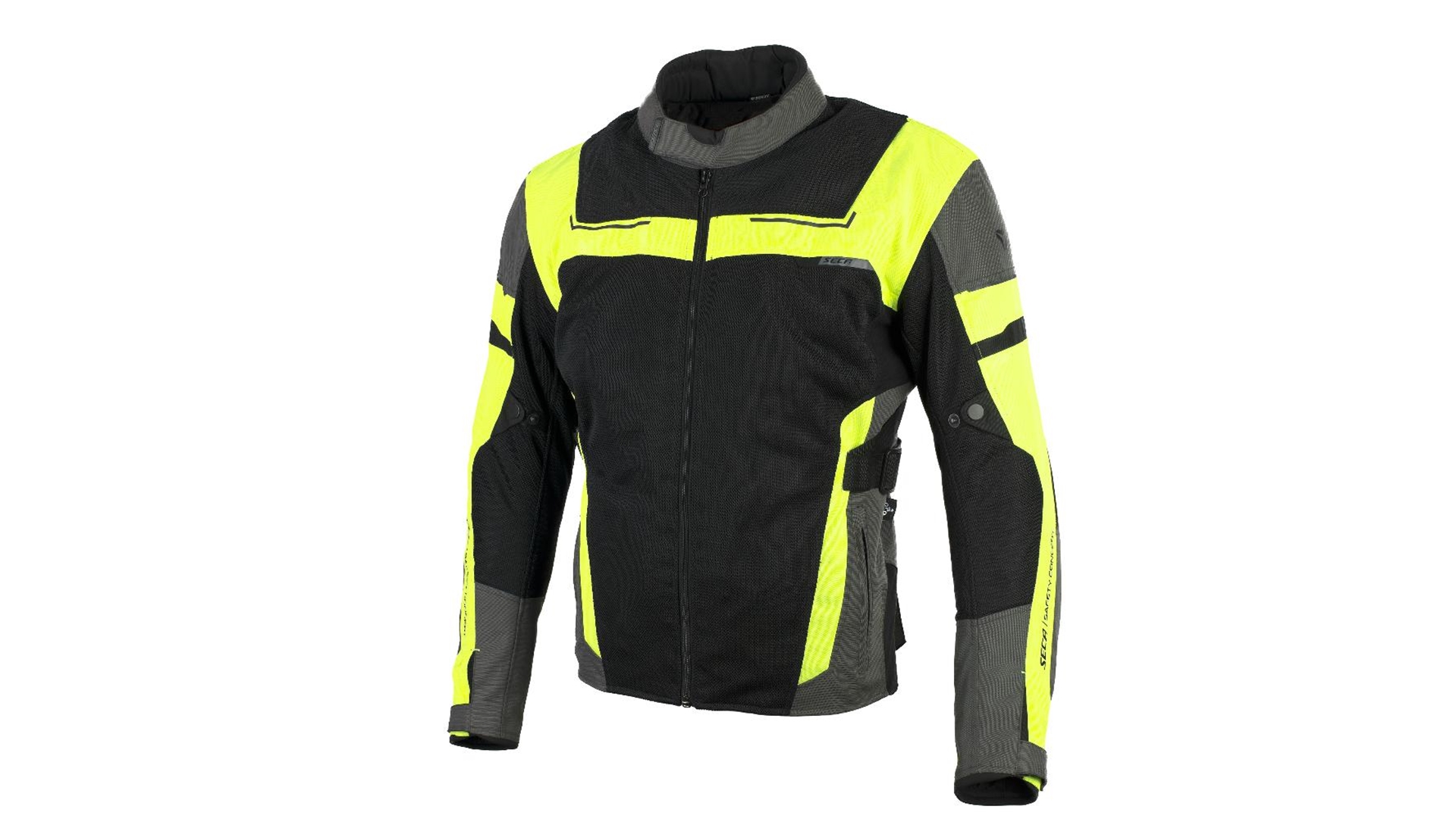 SECA Orkan II Moto bunda černá/žlutá fluo černá/žlutá 2XL