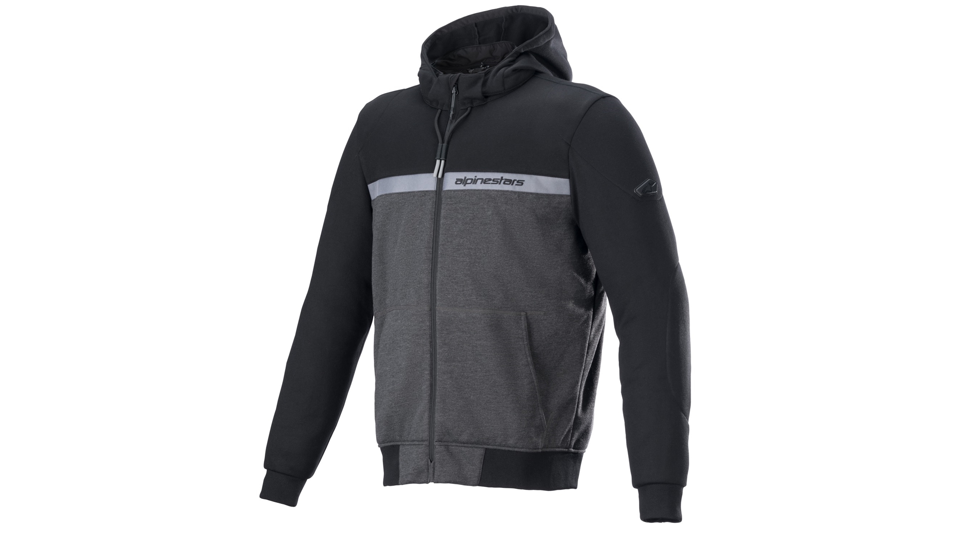 ALPINESTARS CHROME STREET HOODIE bunda černá/šedá L