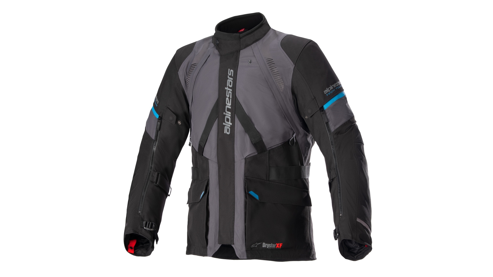 ALPINESTARS MONTEIRA DRYSTAR XF bunda šedá/černá/modrá L