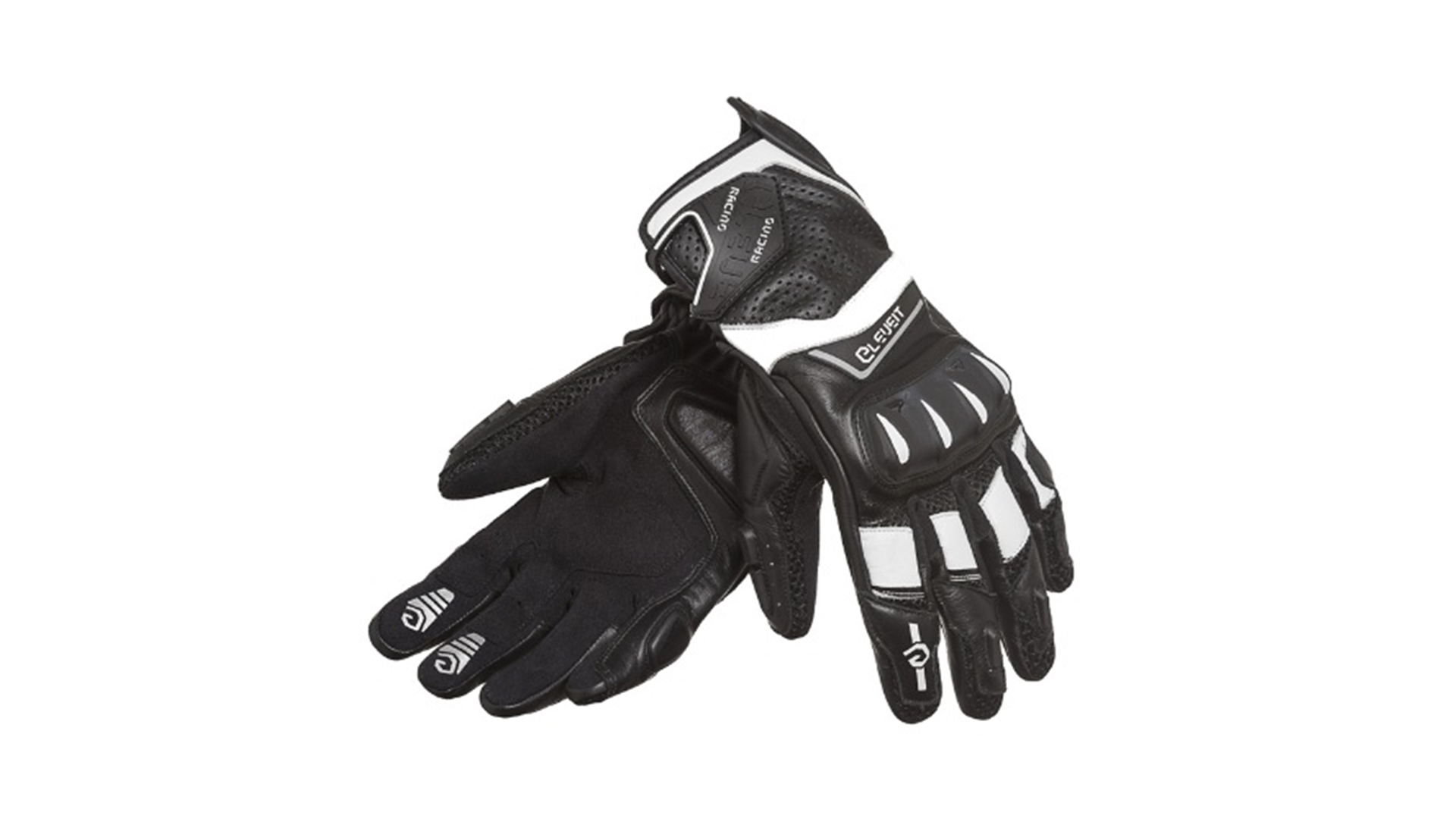 ELEVEIT RC1 moto rukavice černo/bílé černá/bílá S