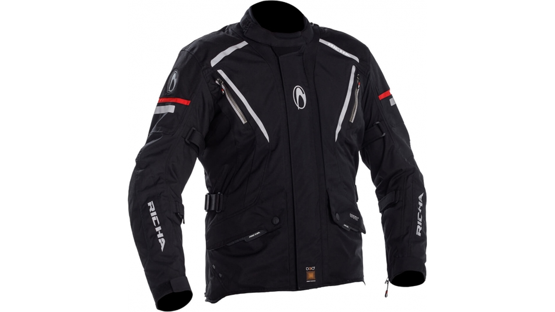 RICHA Cyclone Gore-Tex Moto bunda černá 8XL