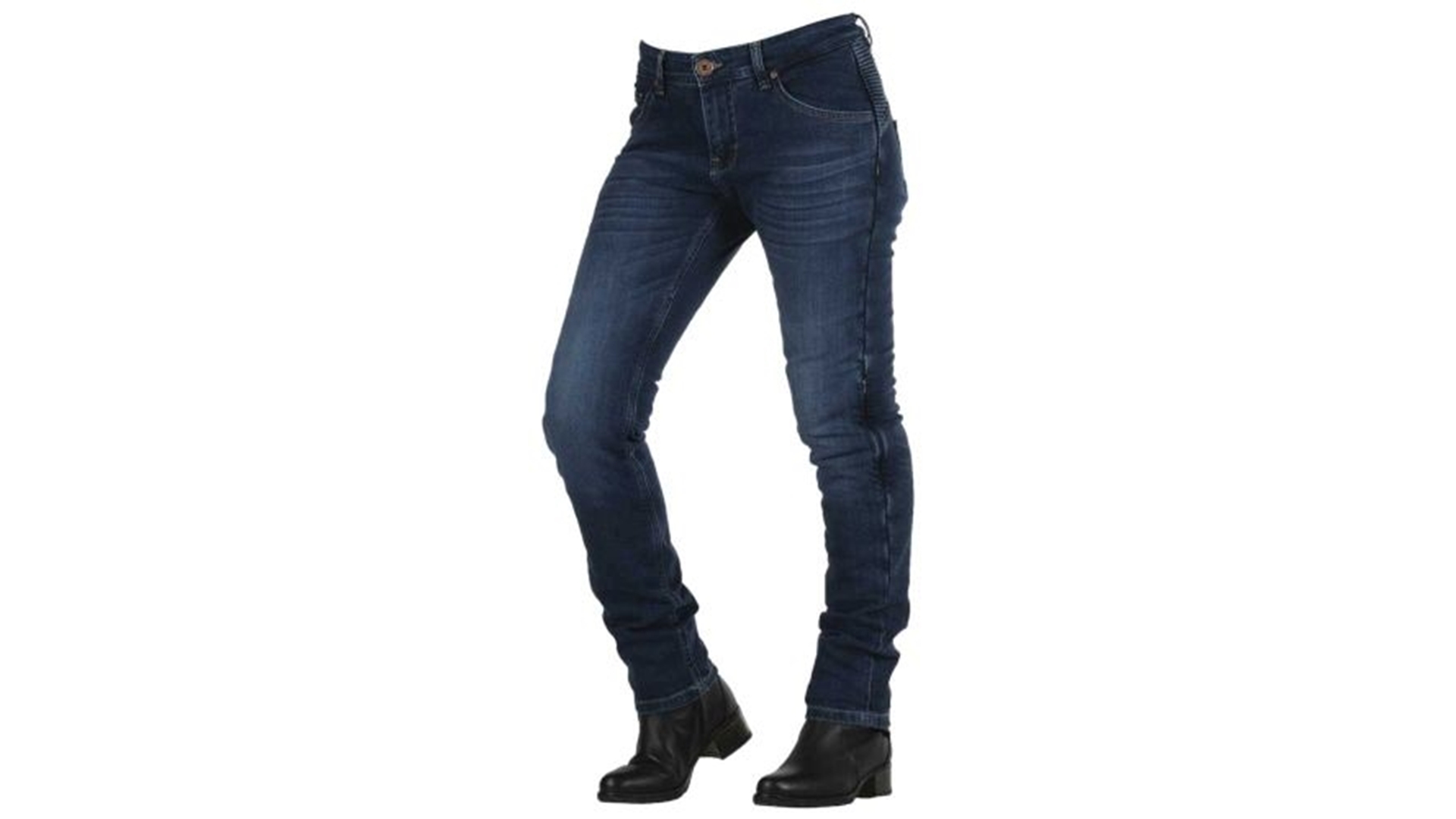 OVERLAP CITY LADY SMALT JEANS Dámské moto kalhoty modrá 27