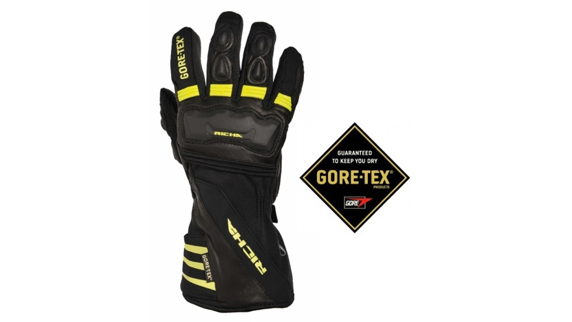 RICHA COLD PROTECT Gore-Tex Moto rukavice žlutá L