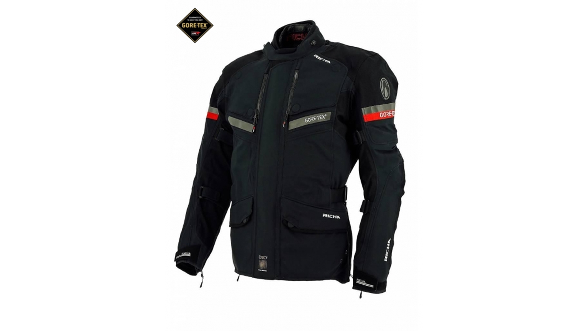 RICHA ATLANTIC GORE-TEX Moto bunda černá XL