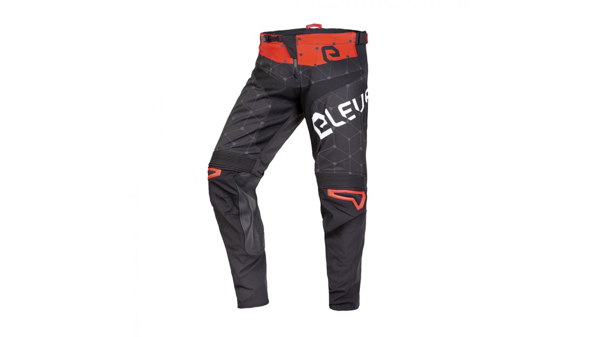 ELEVEIT X-TREME moto kalhoty černá/červená/bílá 34