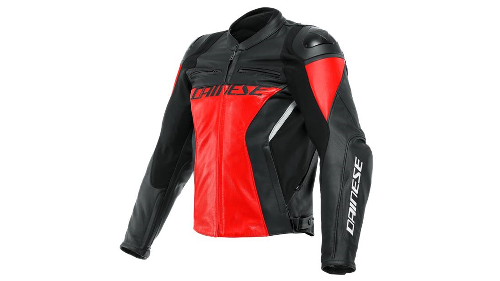 DAINESE RACING 4 LEATHER moto bunda červená/černá 58