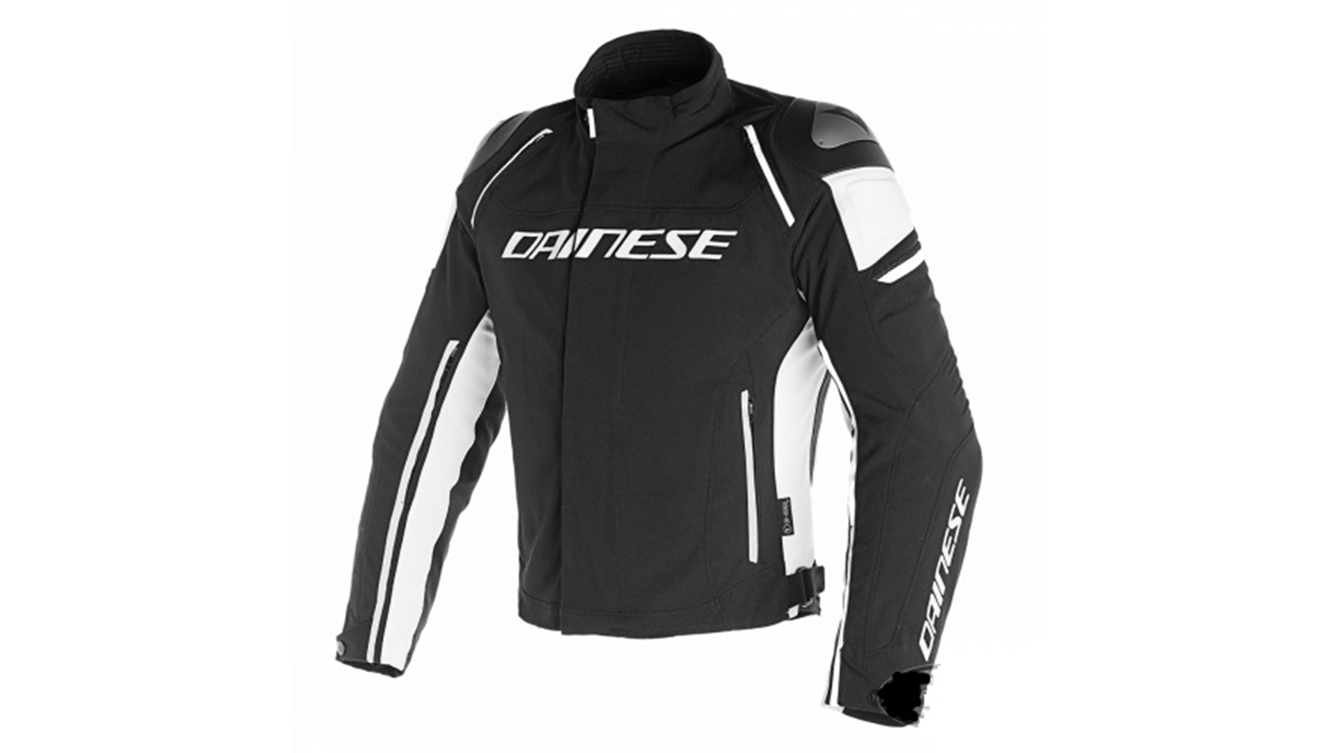 DAINESE RACING 3 D-DRY moto bunda černá/bílá 52