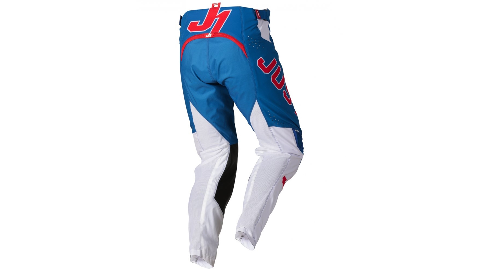 JUST1 J-FLEX ADRENALINE moto kalhoty červená/modrá/bílá 38