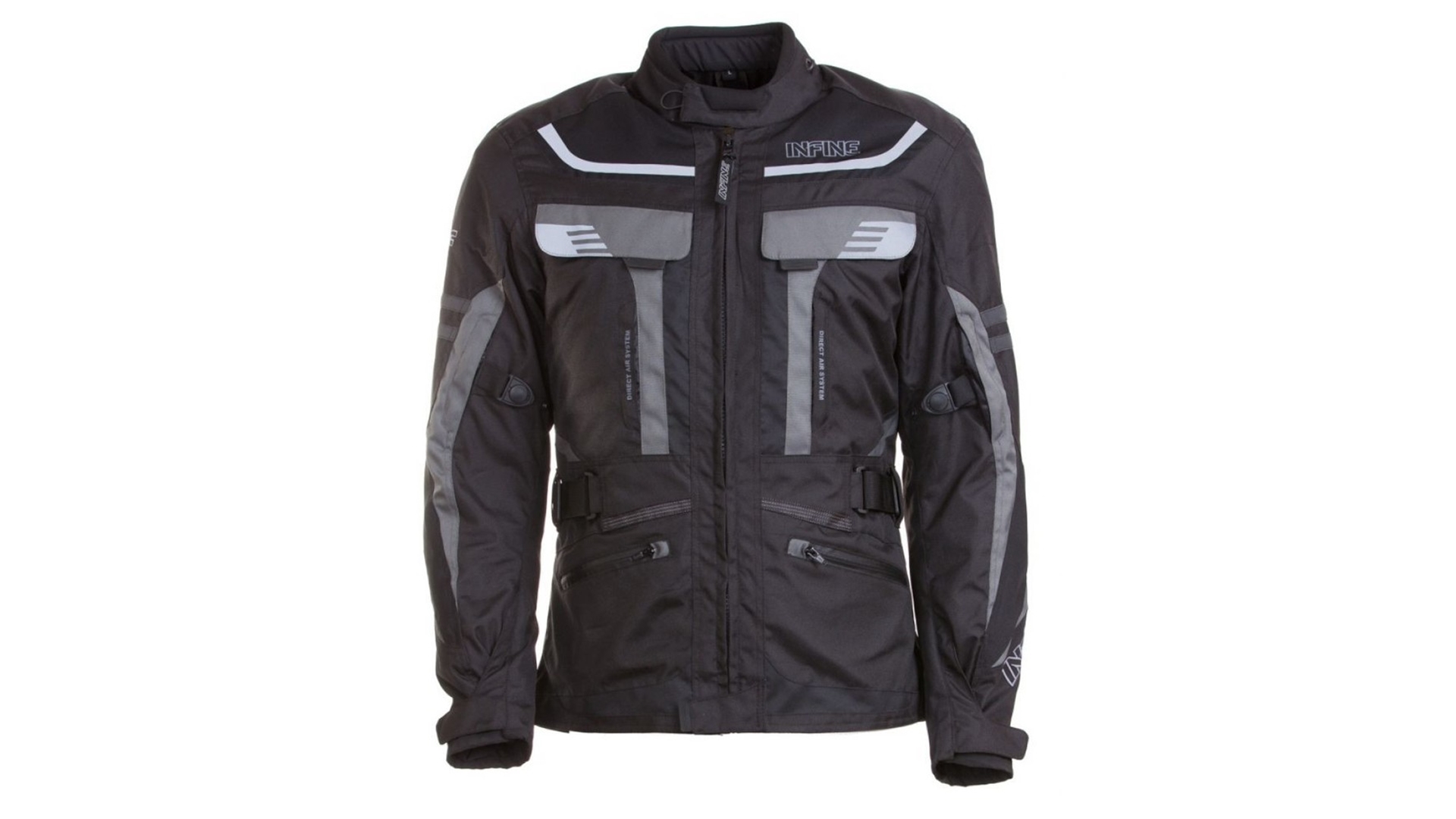 INFINE Jaguar BK textilní moto bunda černá černá 4XL