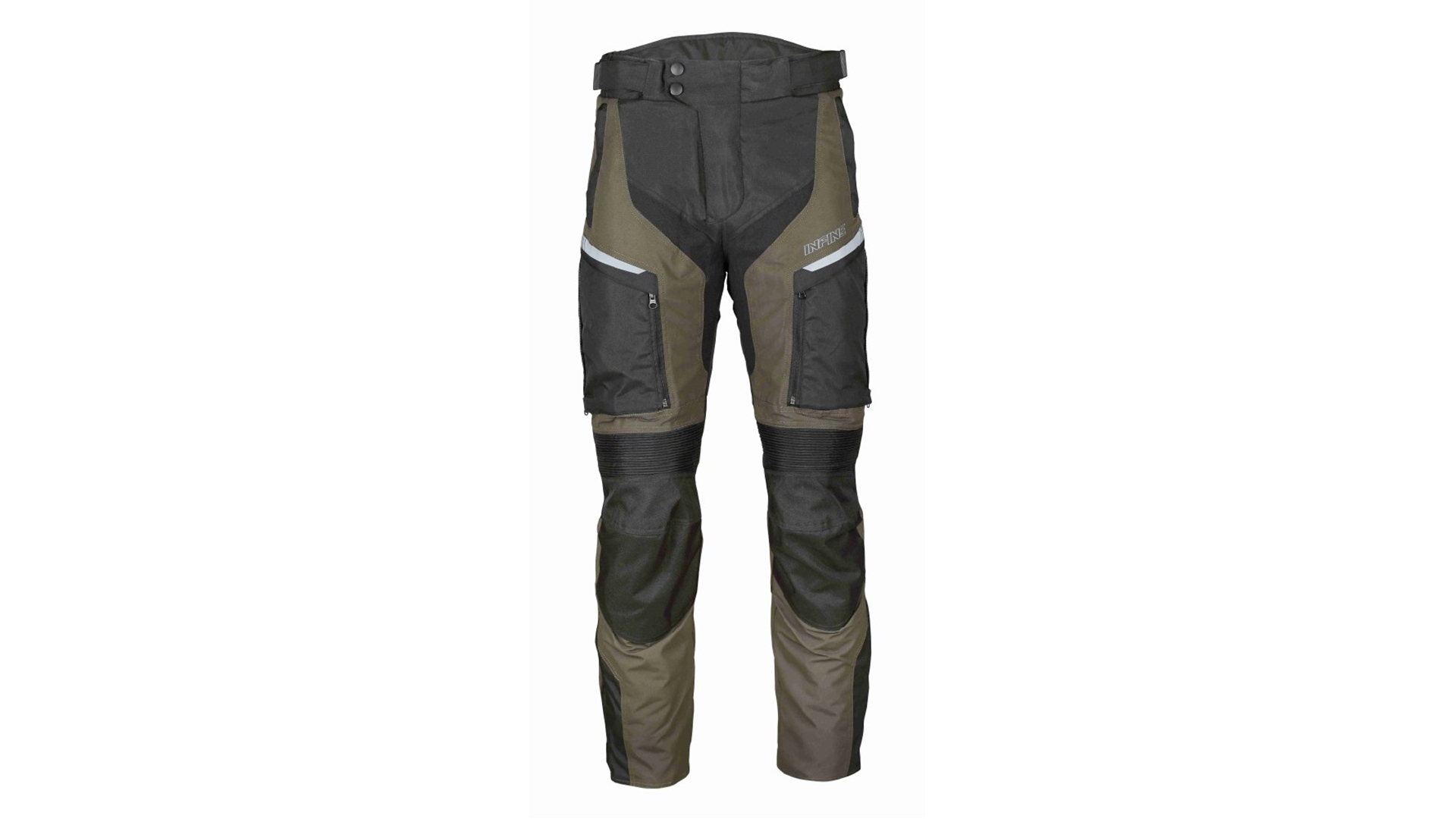INFINE HURRICANE PANTS 3v1 textilní kalhoty černá/zelená M