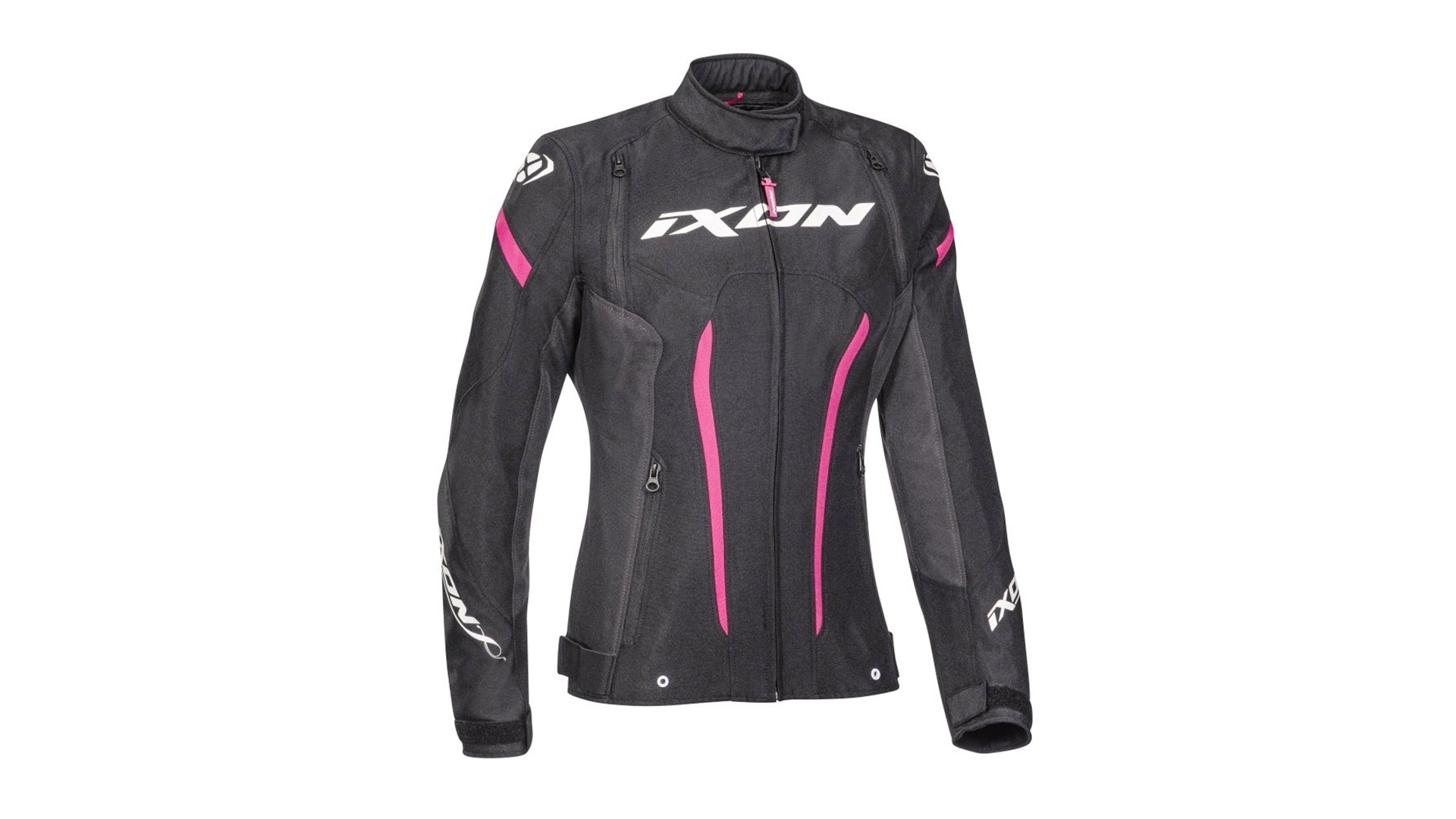 IXON STRIKER LADY 1010 dámská  moto bunda černá/bílá 2XL