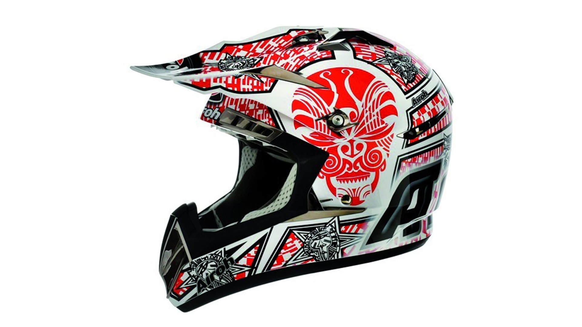 AIROH CR900 Maori CRM55 helma bílá/červená L