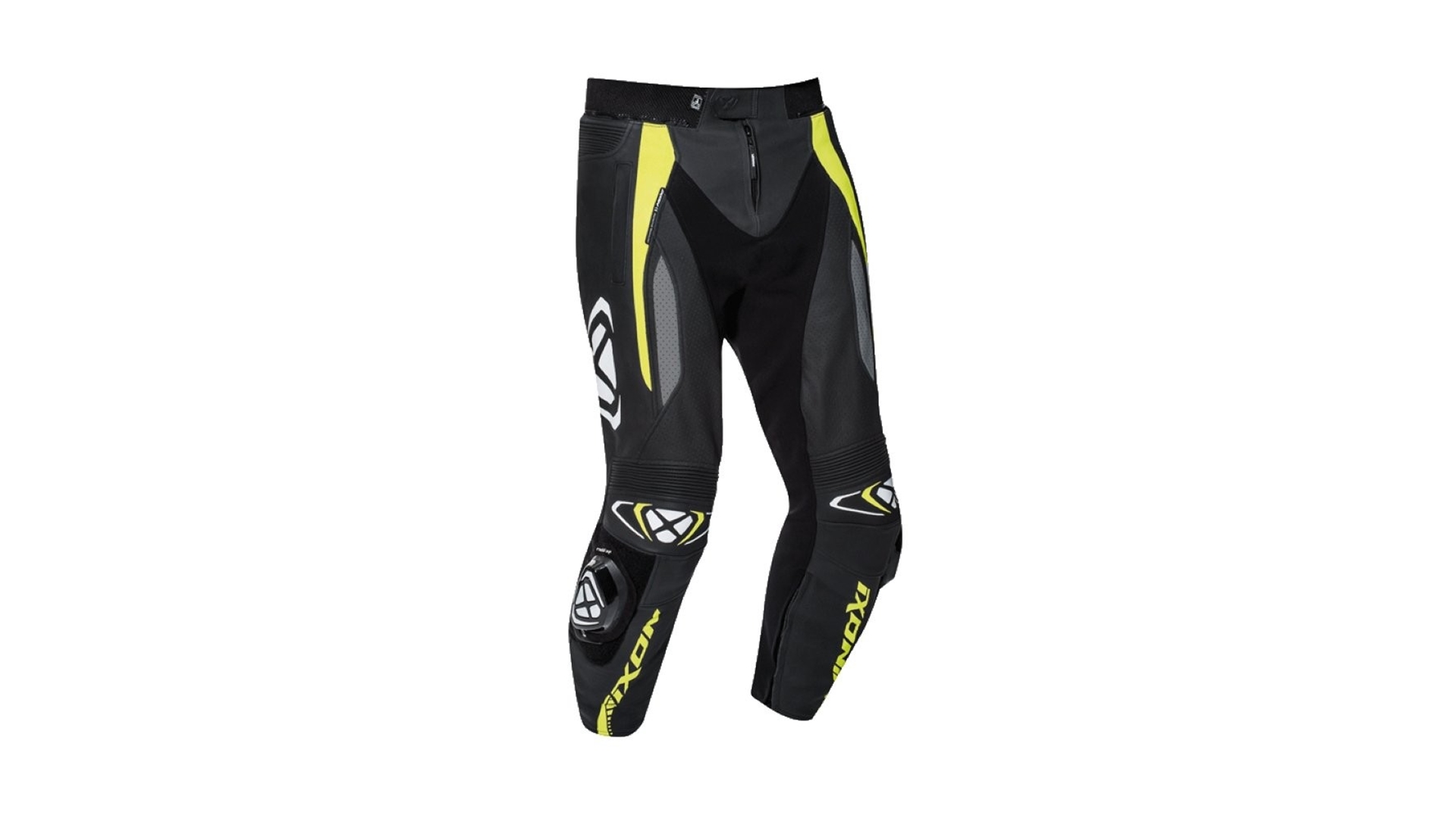 IXON Vortex Pant 2 1086 Pánské kožené kalhoty černá černá 2XL