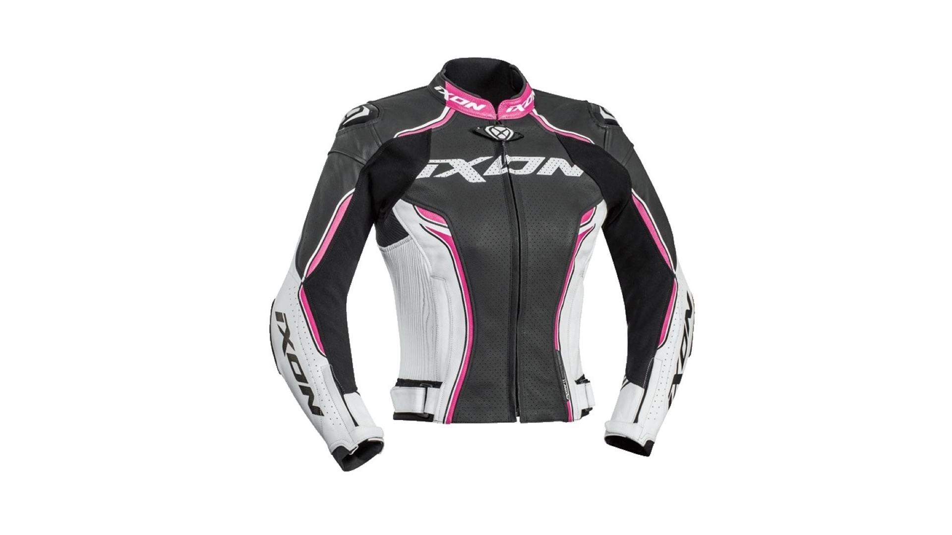 IXON VORTEX LADY JKT  1019 dámská kožená moto bunda růžová L