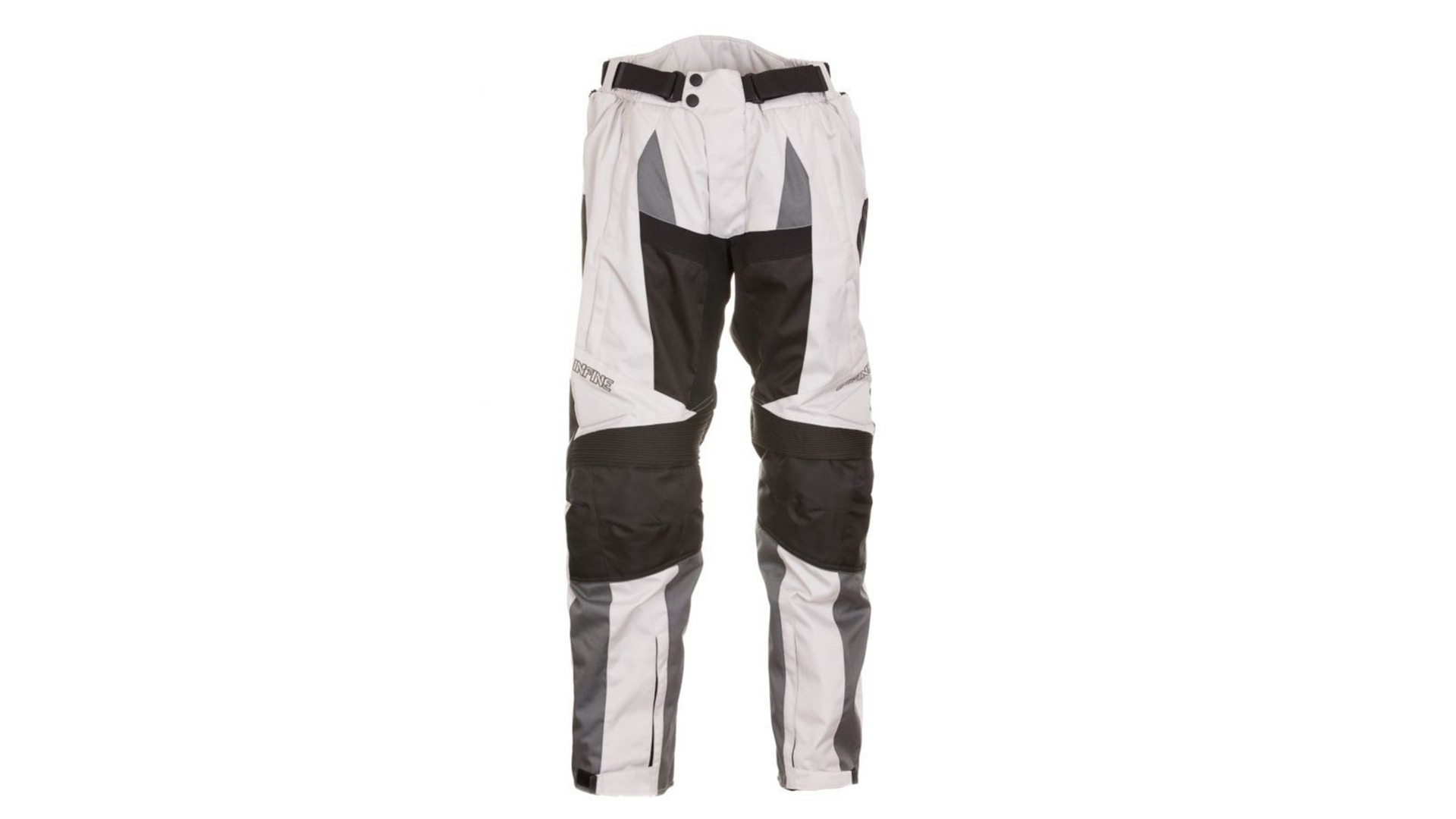 INFINE CHallenge textilní kalhoty černá/bílá černá/bílá M