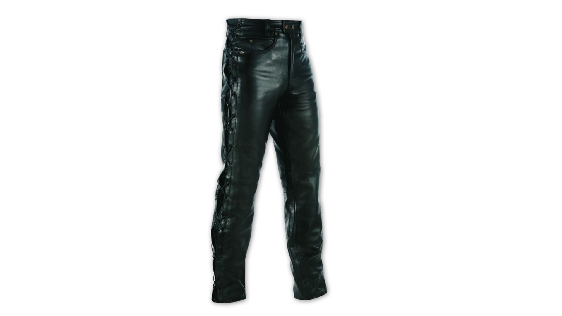 A-PRO 5 TASCHE LACCI - LEGEND kožené kalhoty černá 30