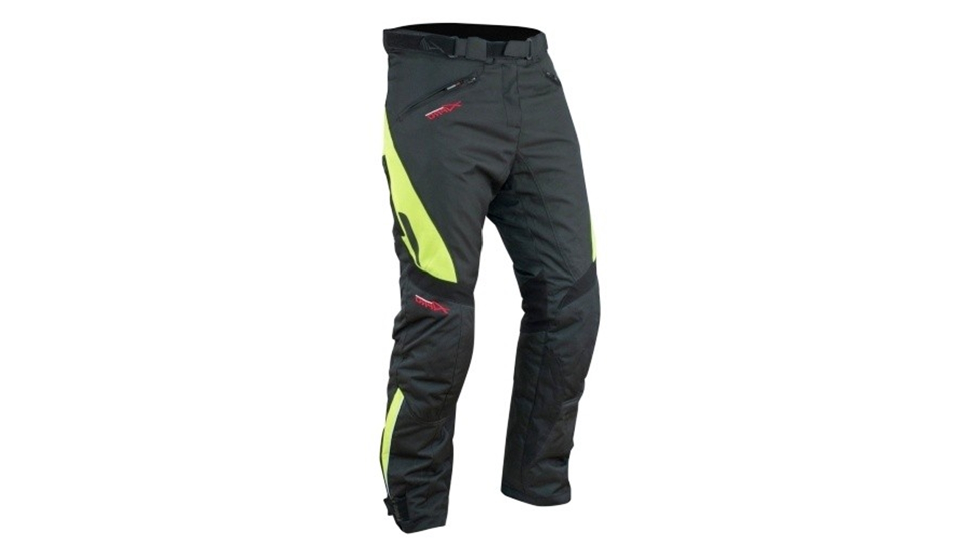 A-PRO HYDRO FLUO - textilní moto kalhoty černá/žlutá 32