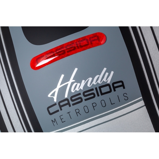 CASSIDA Handy Metropolis Vision, přilba (černá matná/šedá/reflexní šedá)