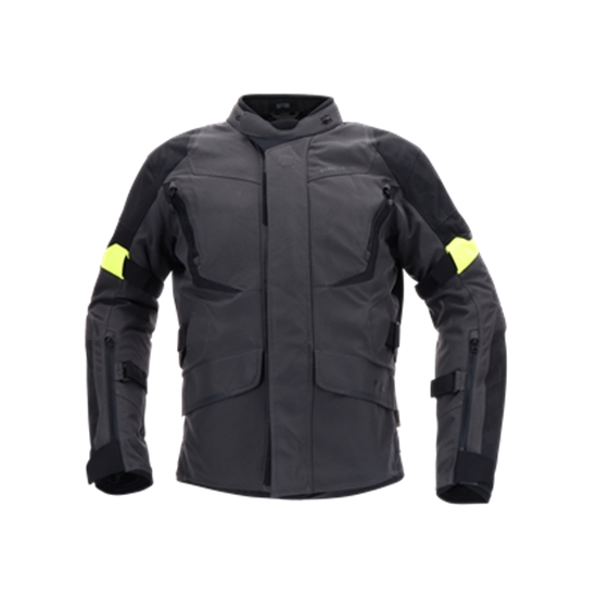 RICHA CYCLONE 2 GORE-TEX moto bunda šedá/fluo žlutá