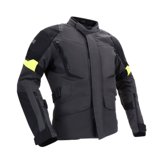 RICHA CYCLONE 2 GORE-TEX moto bunda šedá/fluo žlutá