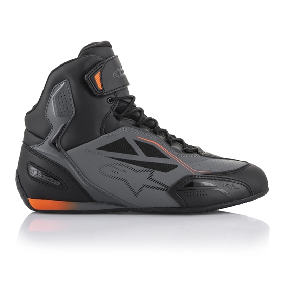 ALPINESTARS FASTER-3 DRYSTAR, boty (černá/šedá/oranž. fluo)