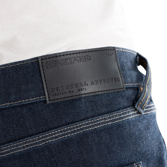 OXFORD Original Approved Jeans AA Slim fit kalhoty pánské tmavě modrá indigo