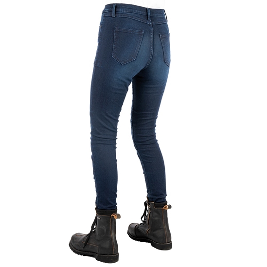 OXFORD ORIGINAL APPROVED JEGGINGS AA ZKRÁCENÉ kalhoty dámské legíny s Kevlar® podšívkou modrá