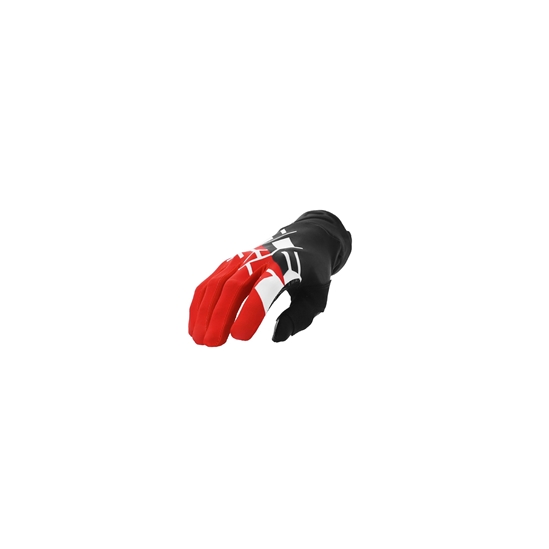 ACERBIS MX LINEAR motokrosové rukavice, červená/černá