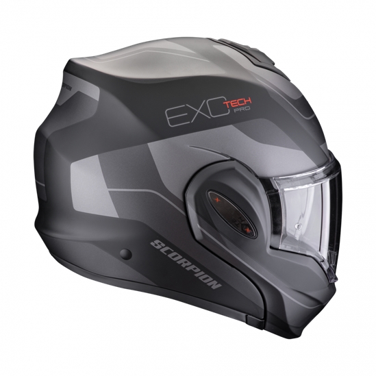 SCORPION EXO-TECH EVO PRO COMMUTA, moto přilba matná černo/stříbrná