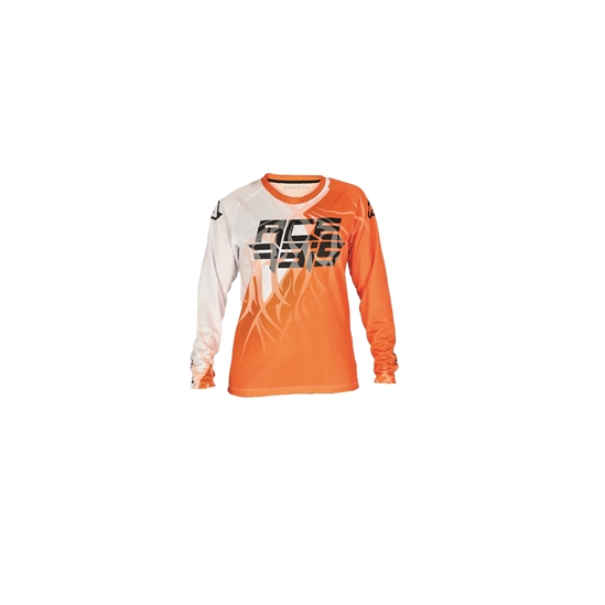 ACERBIS J-KID THREE dres oranžová/bílá