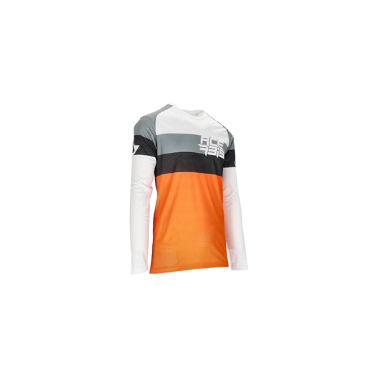 ACERBIS J-WINDY THREE VENTED dres oranžová/bílá