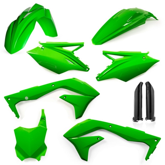 ACERBIS plastový full kit KXF 450 16/17, fluo zelená
