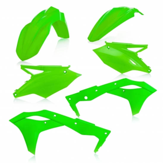 ACERBIS plastový kit KXF 250/18, fluo zelená