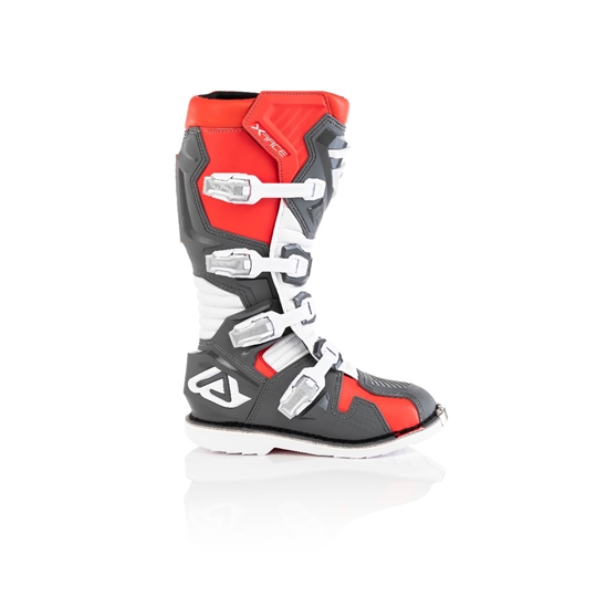 ACERBIS X-RACE motokros boty červená/šedá