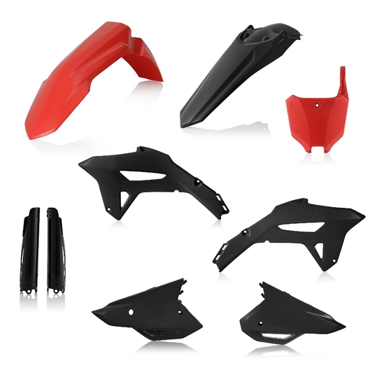 ACERBIS plastový full kit HONDA CRF 250R 22, CRF 450R 21/22 černá/červená