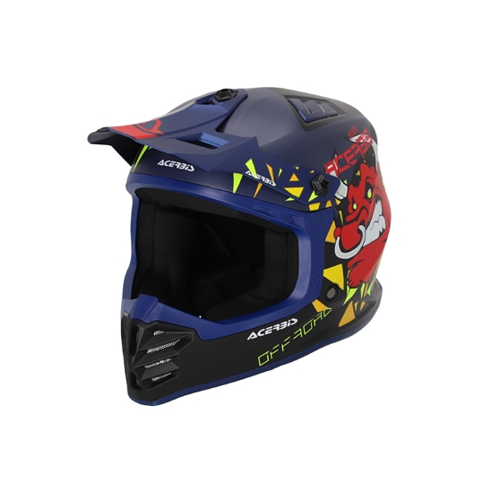 ACERBIS Profile Junior motokrosová přilba modrá/černá