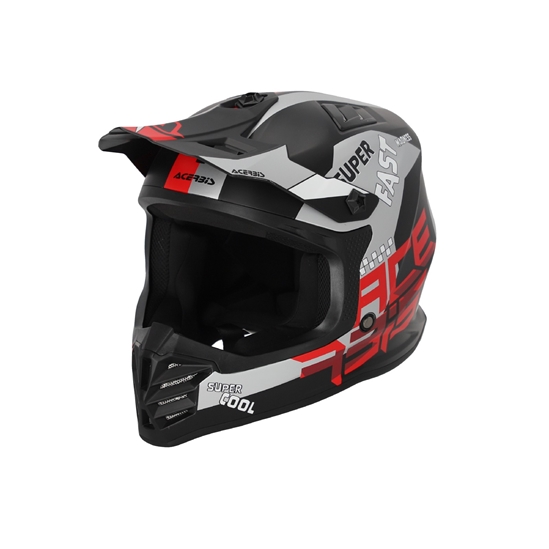 ACERBIS Profile Junior motokrosová přilba černá/červená