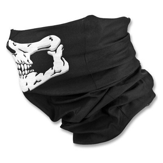 MTHDR Scarf Jaws Nákrčník černá/bílá